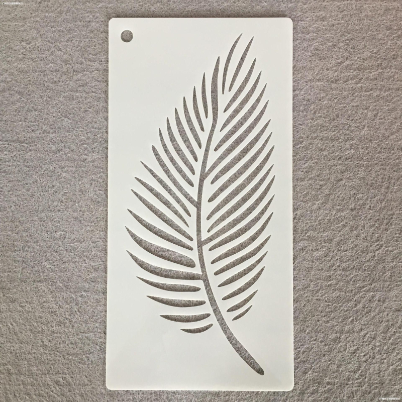 Шаблон за рисуване на тропическо растение за деца – дъска за изрязване на листа за DIY фотоалбум и стенна декорация (Марка: Other; Материал: Other; Внос: No; IP: No)