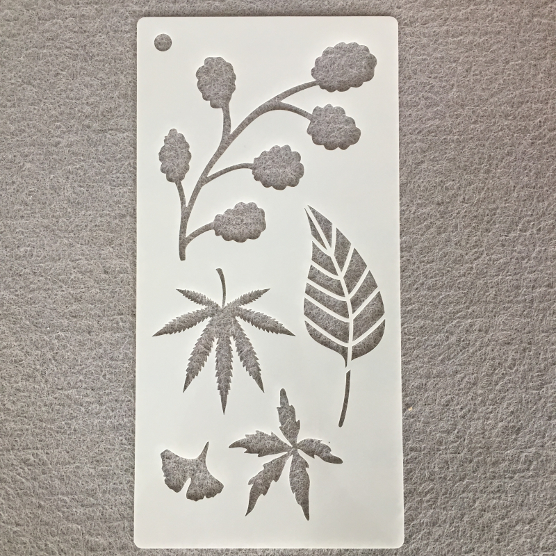 Шаблон за рисуване на тропическо растение за деца – дъска за изрязване на листа за DIY фотоалбум и стенна декорация (Марка: Other; Материал: Other; Внос: No; IP: No)