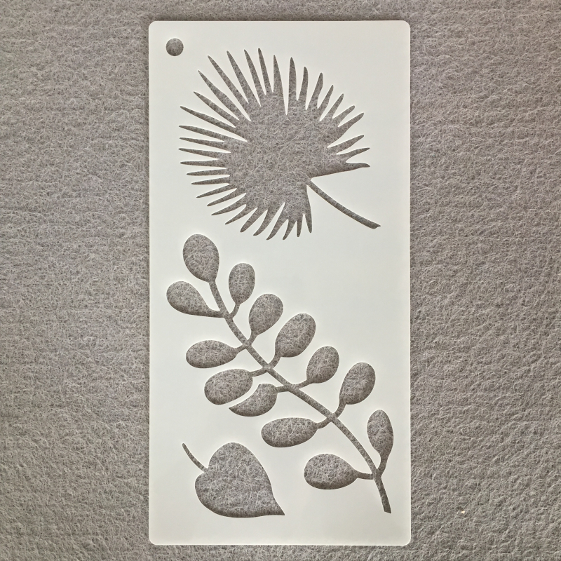 Шаблон за рисуване на тропическо растение за деца – дъска за изрязване на листа за DIY фотоалбум и стенна декорация (Марка: Other; Материал: Other; Внос: No; IP: No)