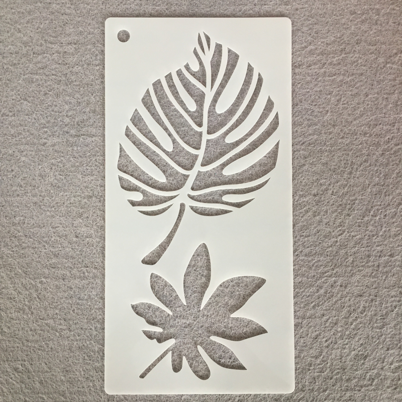 Шаблон за рисуване на тропическо растение за деца – дъска за изрязване на листа за DIY фотоалбум и стенна декорация (Марка: Other; Материал: Other; Внос: No; IP: No)