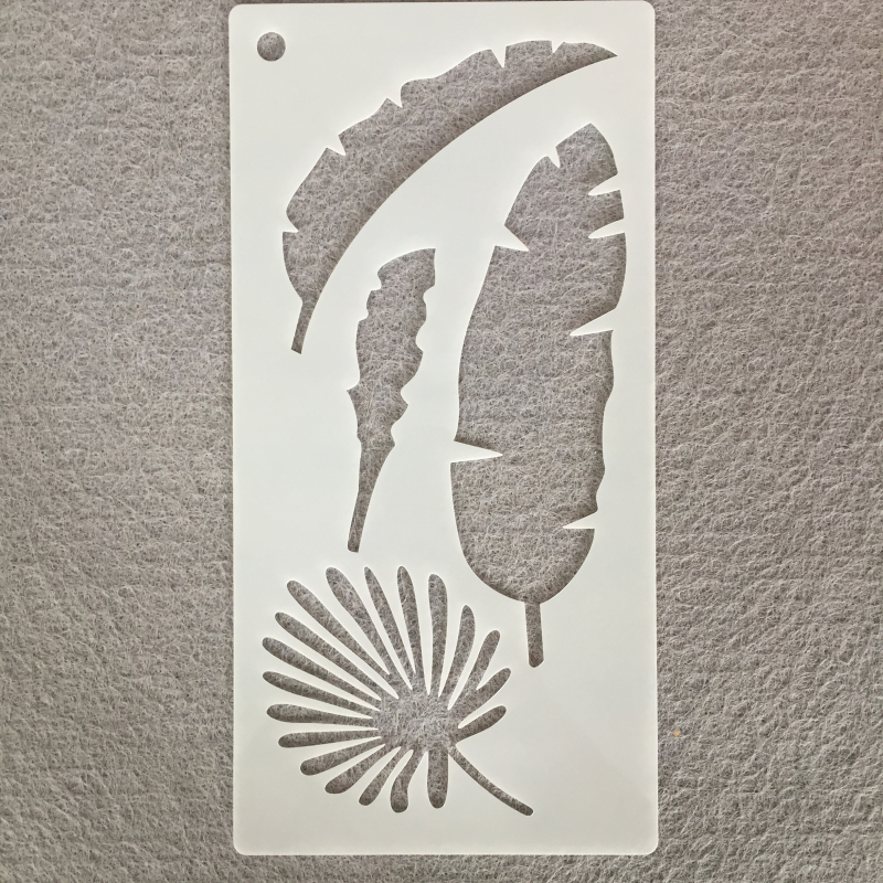 Шаблон за рисуване на тропическо растение за деца – дъска за изрязване на листа за DIY фотоалбум и стенна декорация (Марка: Other; Материал: Other; Внос: No; IP: No)