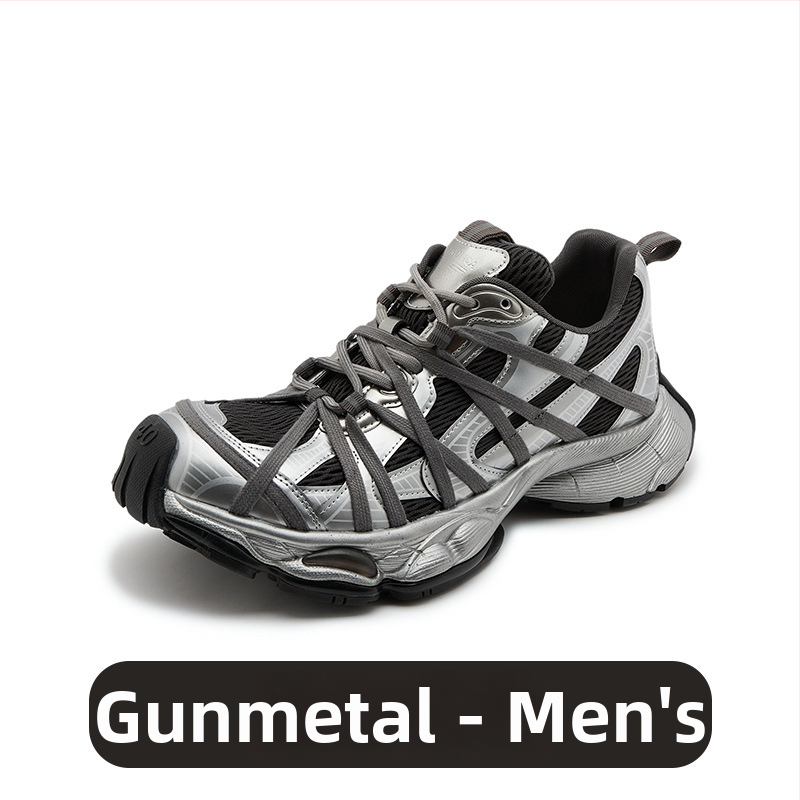 Ženske tenisice s mrežastom gornjem i platformom, prednje vezanje, okrugli vrh, niski profil