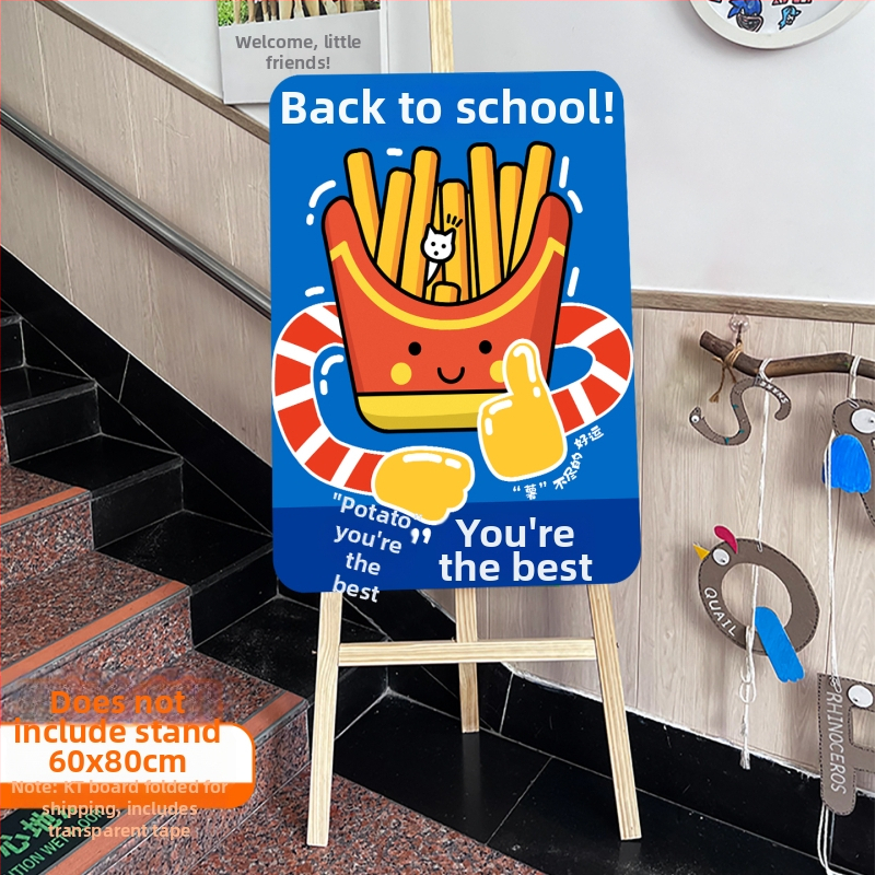 Tablica dobrodošlice za ulaz u vrtić - svilen cvjetovi, KT ploča, rekviziti za uređenje prostora