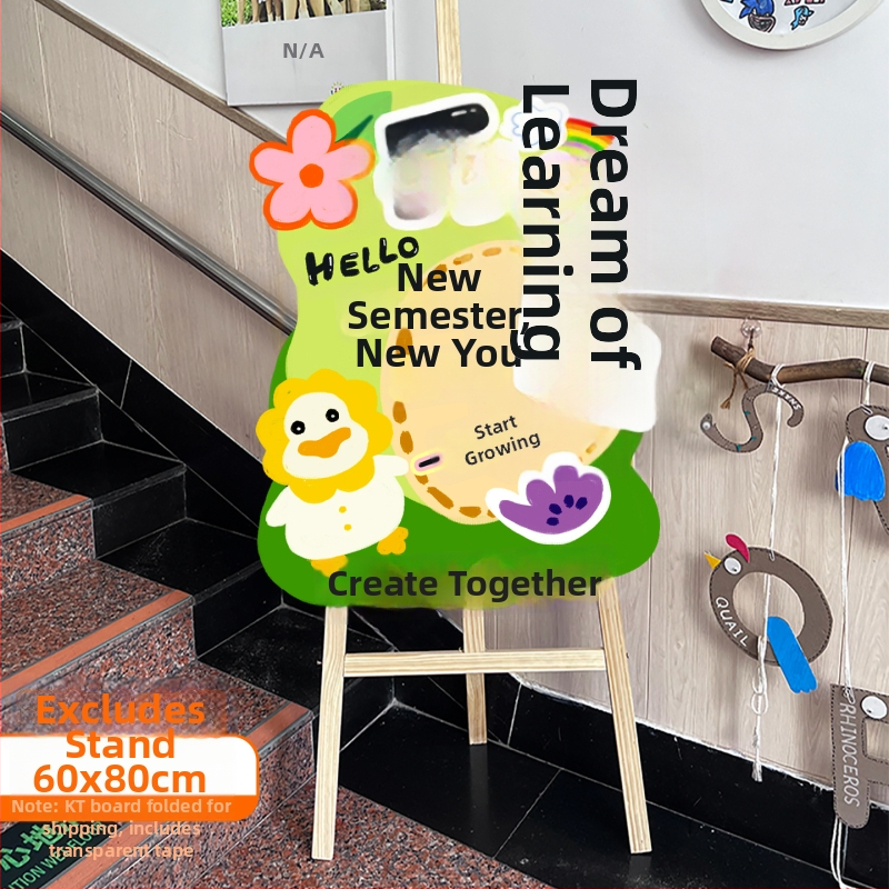 Tablica dobrodošlice za ulaz u vrtić - svilen cvjetovi, KT ploča, rekviziti za uređenje prostora