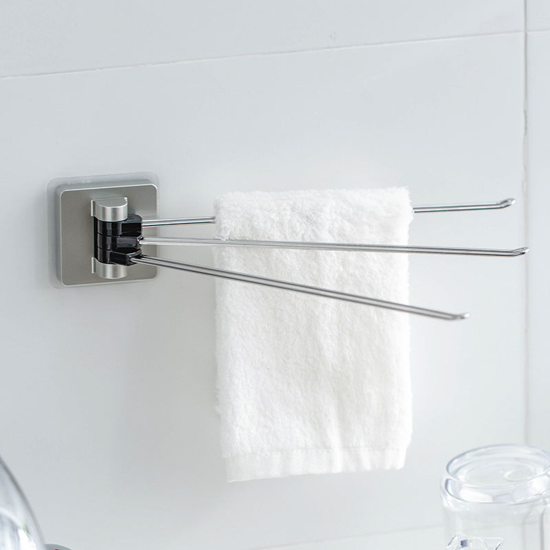 ASVEL držač ručnika od nehrđajućeg čelika za kupaonicu, 1 razina, moderni minimalistički stil, nosivost 600 g