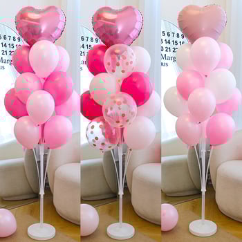 Stâlp pentru baloane și arbore de baloane, construcție din plastic, pentru interior, evenimente sportive