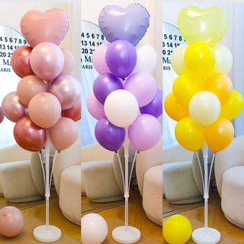 Stâlp pentru baloane și arbore de baloane, construcție din plastic, pentru interior, evenimente sportive