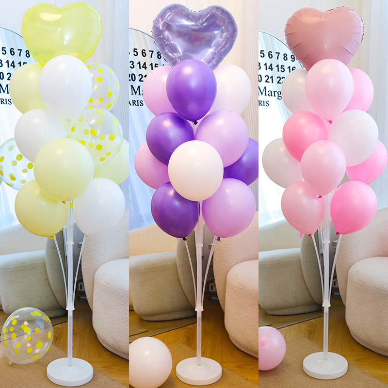 Stâlp pentru baloane și arbore de baloane, construcție din plastic, pentru interior, evenimente sportive