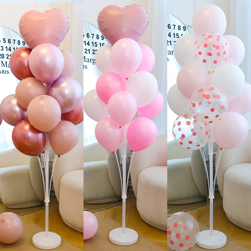 Stâlp pentru baloane și arbore de baloane, construcție din plastic, pentru interior, evenimente sportive