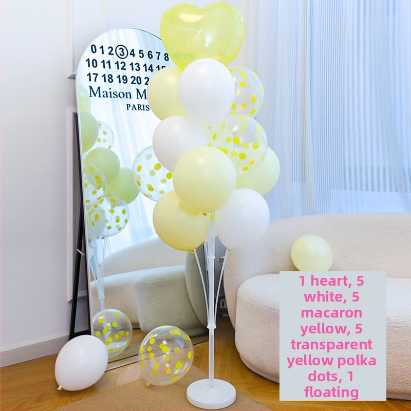 Stâlp pentru baloane și arbore de baloane, construcție din plastic, pentru interior, evenimente sportive