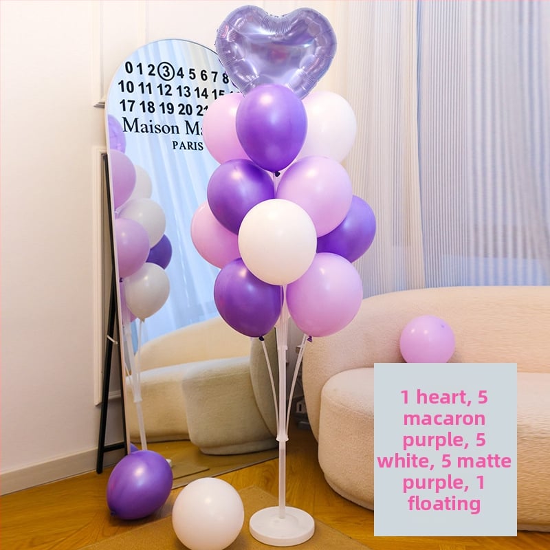 Stâlp pentru baloane și arbore de baloane, construcție din plastic, pentru interior, evenimente sportive