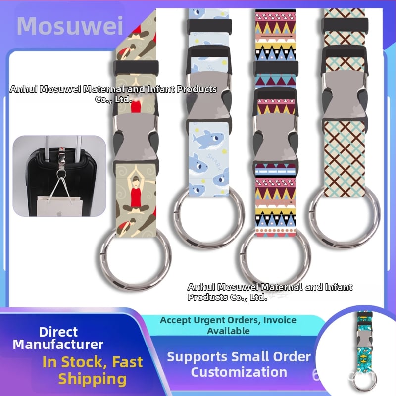 Mosuwei Dodatak za prtljagu – geometrijski uzorak, protiv krađe, kuka za vanjsku kopču