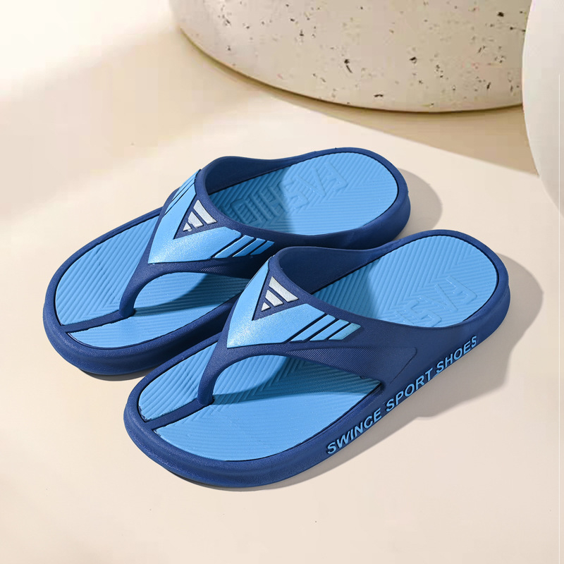 Lucky Star muške japanke, leisure stil, PVC gornji dio i PVC đon, injekcijski đon