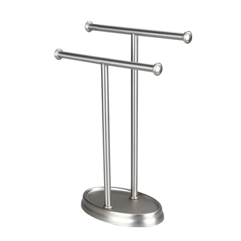 Ράγα πετσετών από ανοξείδωτο ατσάλι, εγκατάσταση χωρίς διάτρηση, με ένα επίπεδο, γυαλιστερή επιφάνεια, μοντέρνο μινιμαλιστικό στυλ (Φορτίο: 3)