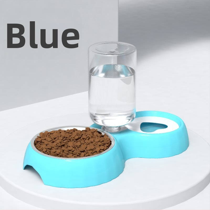 Set dviju posuda za kućne ljubimce s automatskim napajanjem vodom, plastične