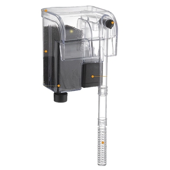Filter pumpa za akvarij — tri u jednom, tiha vanjska viseća pumpa, vodopadni filtr, oksigenirajuća pumpa (Materijal: Plastika; Model: 06; Preko granice izvoza: Da)
