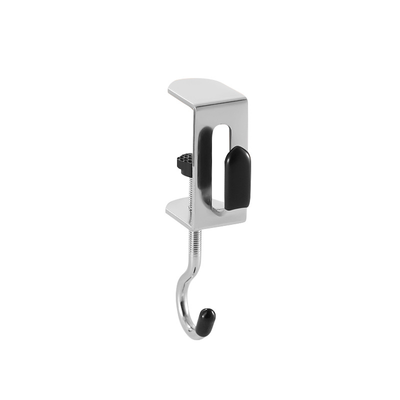 Stolna kuka za torbe s dvostrukim kukama, odvojiva — Model Yz-school bag hook desktop hook, nehrđajući čelik, moderni minimalistički stil, fina poliranja