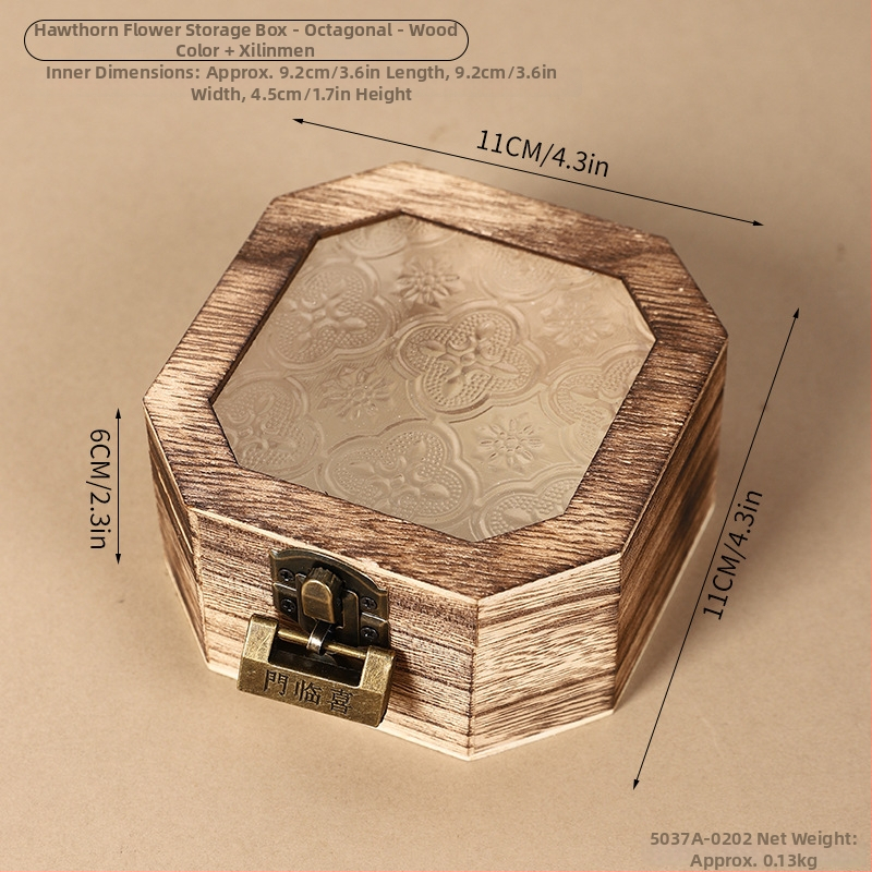 Xuanyi drvena kutija za pohranu – neoklasični stil, model 5037A, organizator šminke