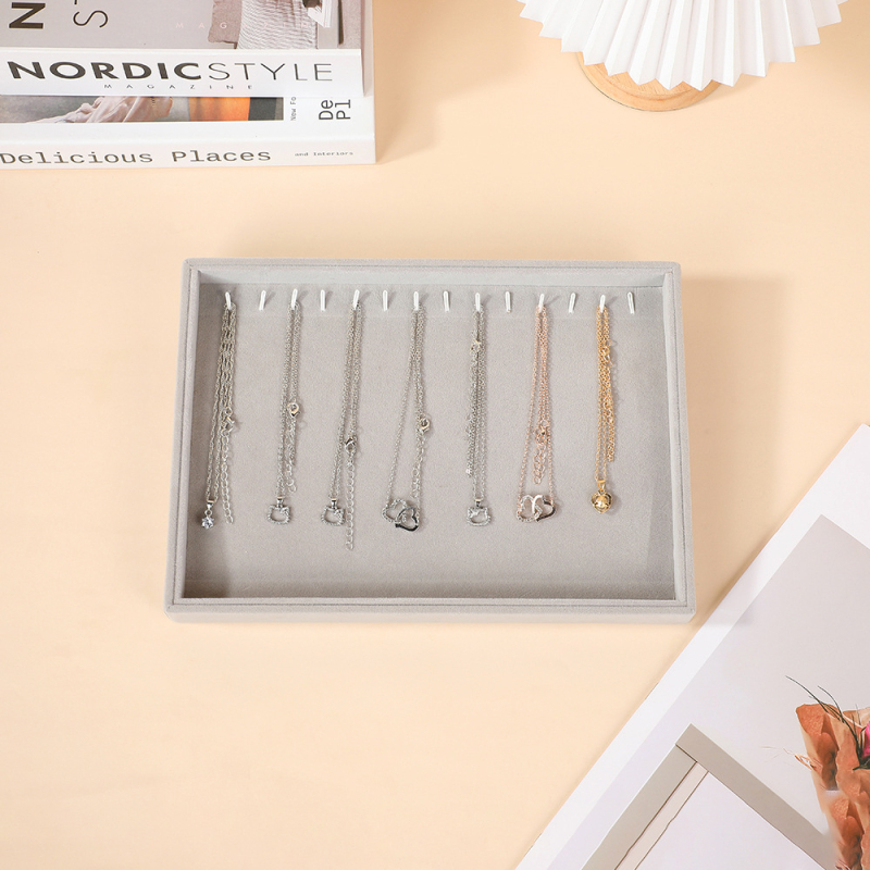 Drvena kutija za nakit s pretincima, velika kapaciteta, ladica dizajn, MDF ploča