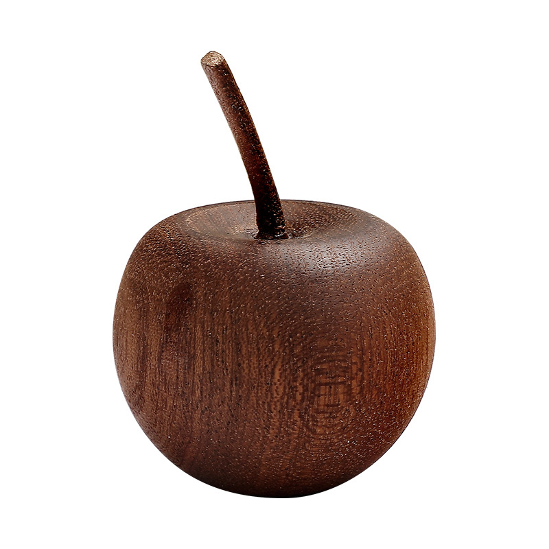 Drške za ladice od drveta u obliku jabuke, model 5565, moderni minimalistički stil, završna obrada sprejem.