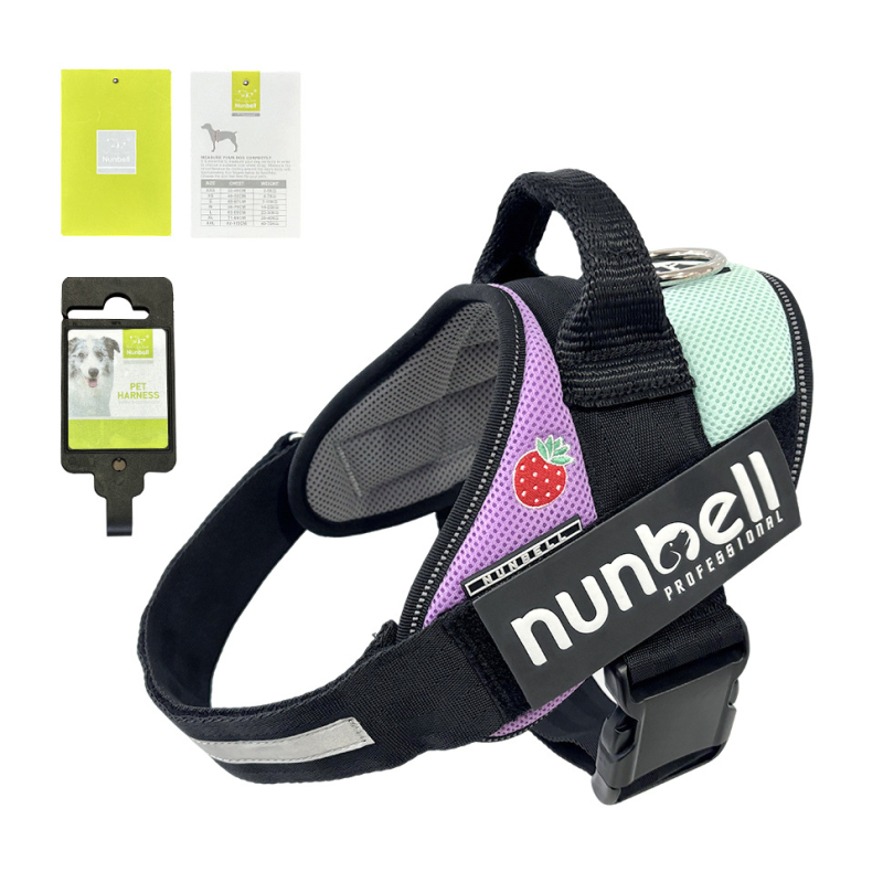 Nunbell vodilica za psa u stilu veste, pamuk, neelastična, prsni pojas