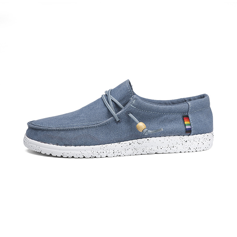NIESDUDE platnene Slip-On tenisice — unisex, niski gornji dio, s elastikom, EVA ulošak, MD đon, za slobodno vrijeme i planinarenje