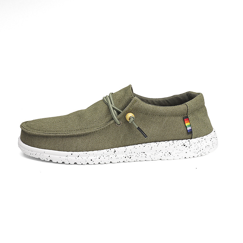 NIESDUDE platnene Slip-On tenisice — unisex, niski gornji dio, s elastikom, EVA ulošak, MD đon, za slobodno vrijeme i planinarenje