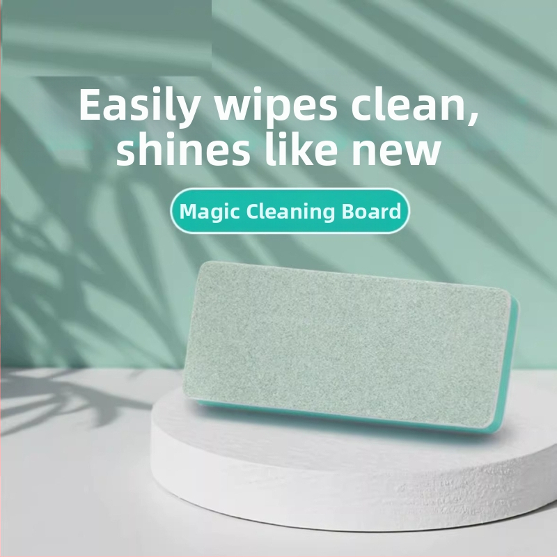 Dvostrani krpa za čišćenje unutarnjih staklenih stijena spremnika; uklanja kamenac, tragove vode i mrlje; sigurna za spremnike; kućna uporaba; lansirano 2024