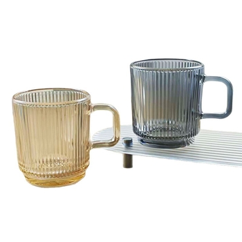 Staklena čašica za četkicu za zube za parove - kružni oblik, moderni minimalistički dizajn, jednostruka konstrukcija, za četkanje zuba