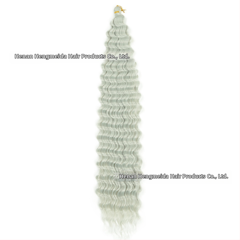 Perika DeepTwist: duga kovrčava kosa u stilu vodnog vala, crochet, vlakno otporno na toplinu