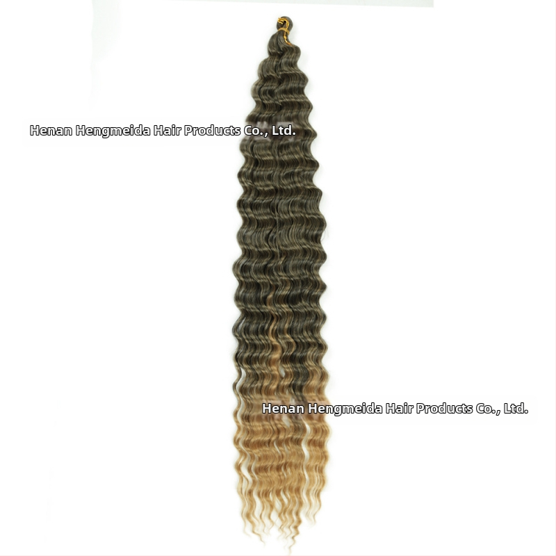 Perika DeepTwist: duga kovrčava kosa u stilu vodnog vala, crochet, vlakno otporno na toplinu