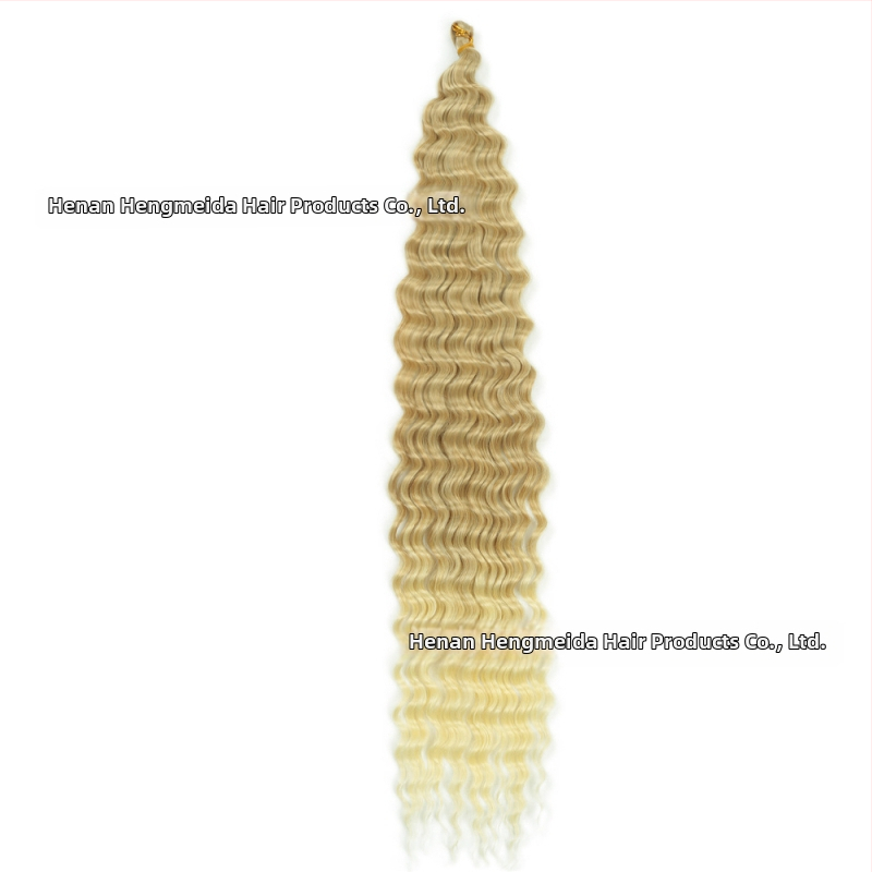 Perika DeepTwist: duga kovrčava kosa u stilu vodnog vala, crochet, vlakno otporno na toplinu