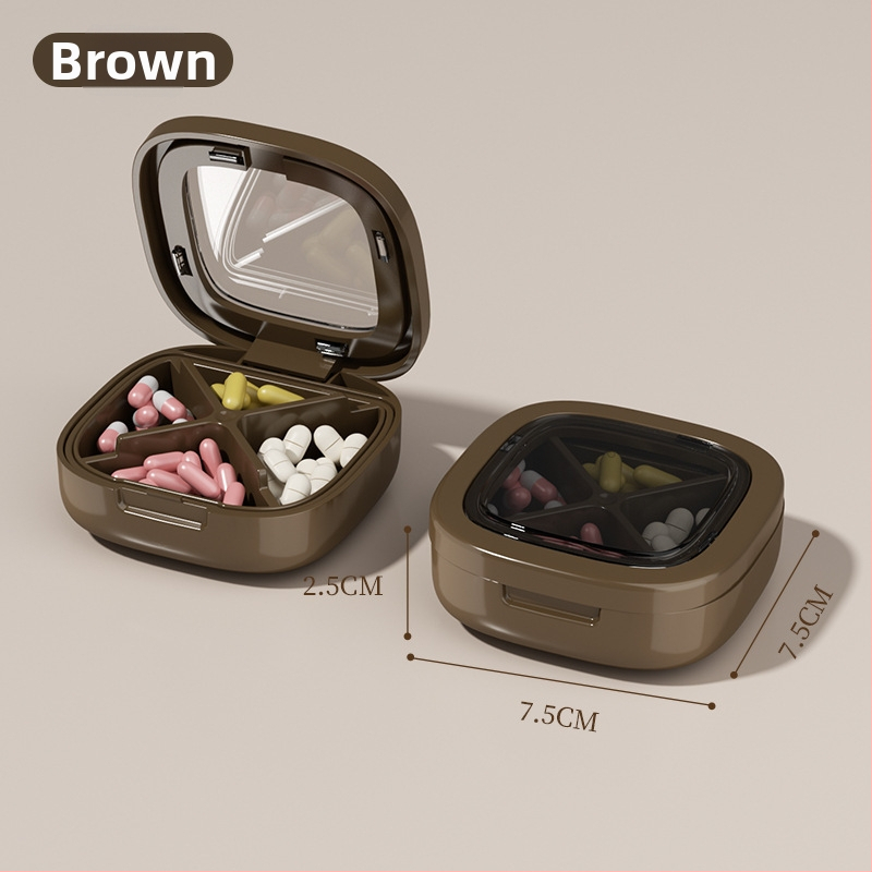 Kutija za tablete, prijenosna, PP plast, otporna na prašinu, 2 L, sedmodnevni organizator lijekova