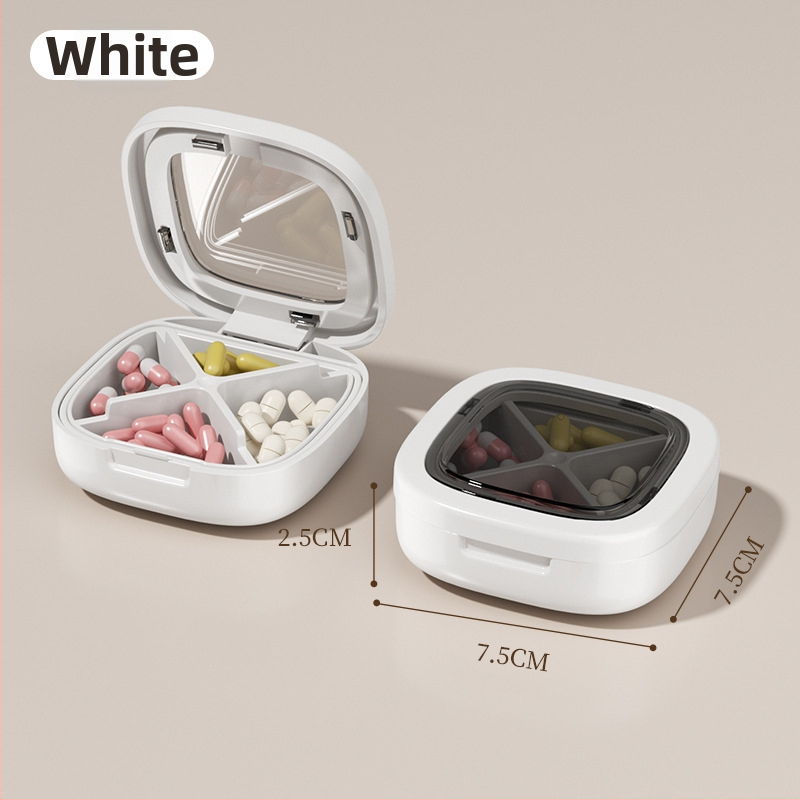 Kutija za tablete, prijenosna, PP plast, otporna na prašinu, 2 L, sedmodnevni organizator lijekova