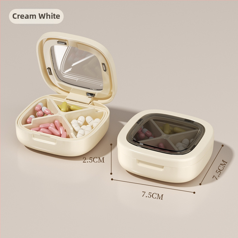 Kutija za tablete, prijenosna, PP plast, otporna na prašinu, 2 L, sedmodnevni organizator lijekova