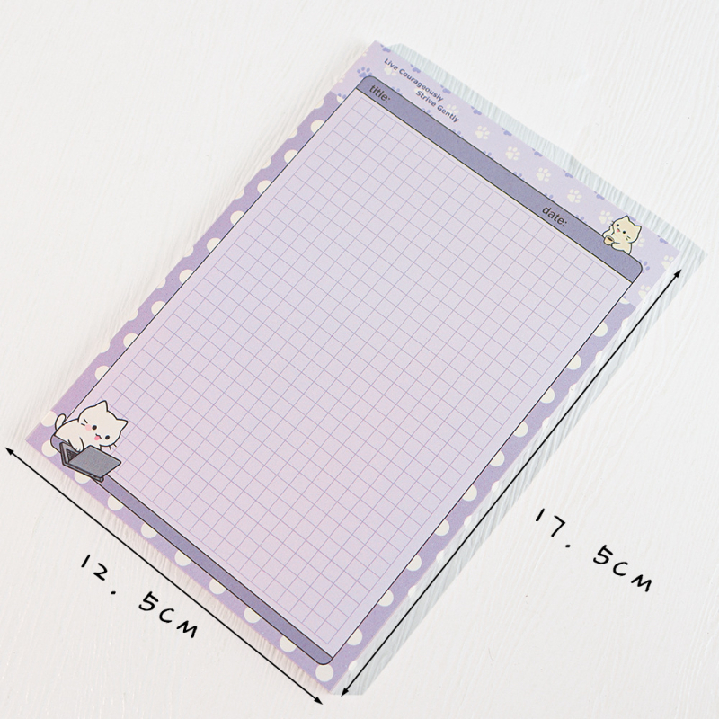 Skic knjiga s karikaturnim dizajnom, model B6, osnovna ambalaža, bez IP licence