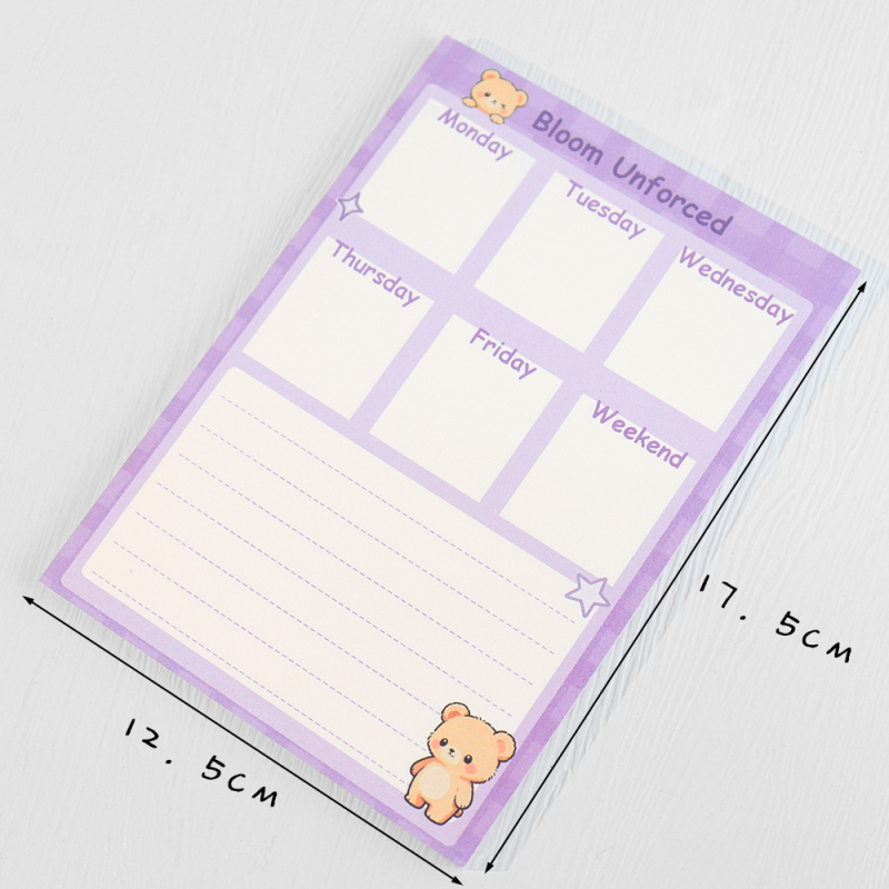 Skic knjiga s karikaturnim dizajnom, model B6, osnovna ambalaža, bez IP licence