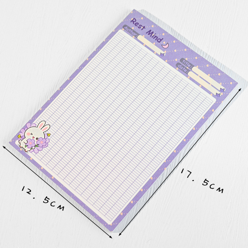 Skic knjiga s karikaturnim dizajnom, model B6, osnovna ambalaža, bez IP licence