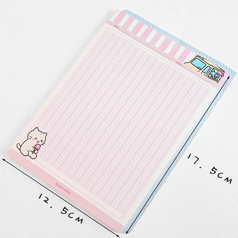 Skic knjiga s karikaturnim dizajnom, model B6, osnovna ambalaža, bez IP licence