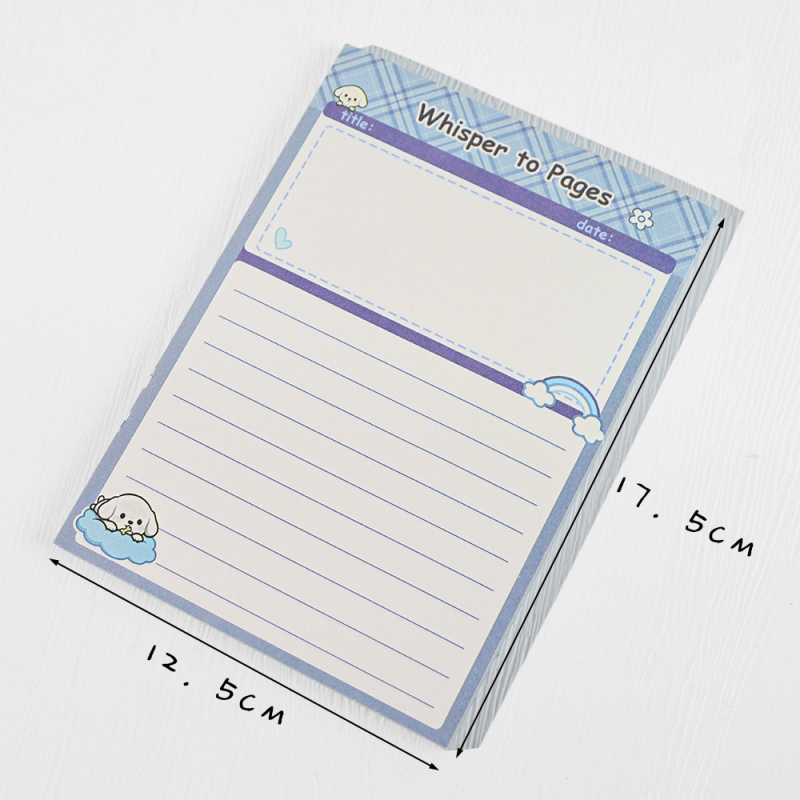 Skic knjiga s karikaturnim dizajnom, model B6, osnovna ambalaža, bez IP licence