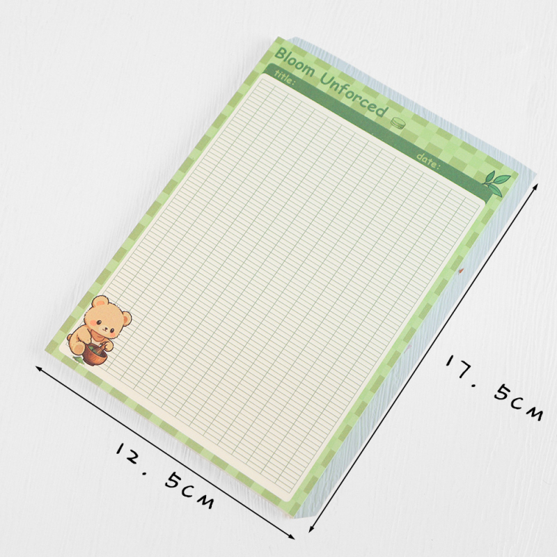 Skic knjiga s karikaturnim dizajnom, model B6, osnovna ambalaža, bez IP licence