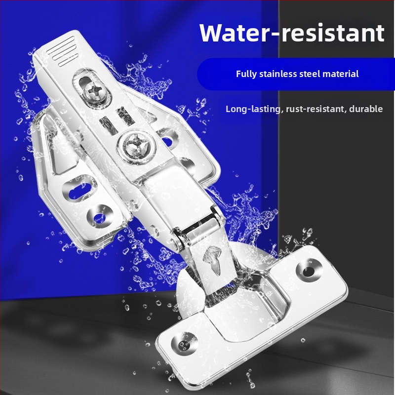 Rozsdamentes acél zsanér szekrényajtókhoz; alkalmazás: szekrényajtók; Hechsa márka; magáncímke; finom polírozás