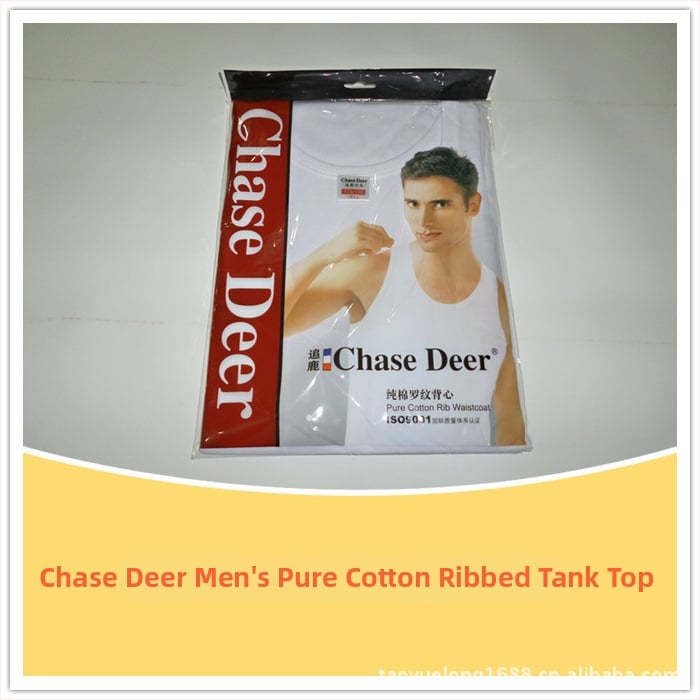 Chasing Deer muška pamučna vest s širokim ramenima, 100% pamuk, žičana ribana tekstura, proljeće 2024