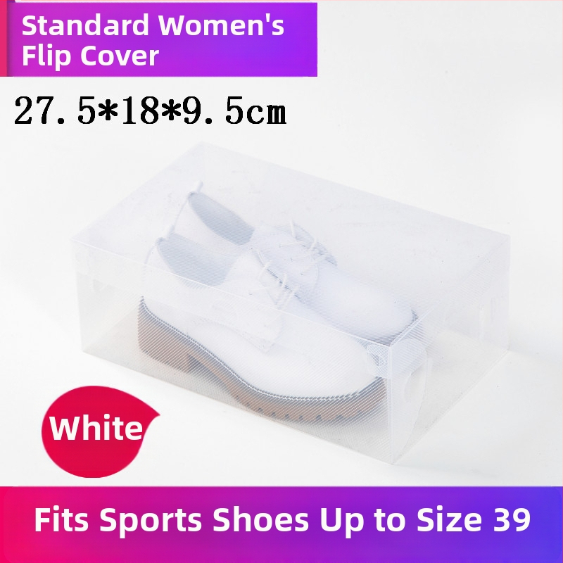 Prozirna kutija za cipele s ladicom, plastična od PP, 18 L kapaciteta, s poklopcem