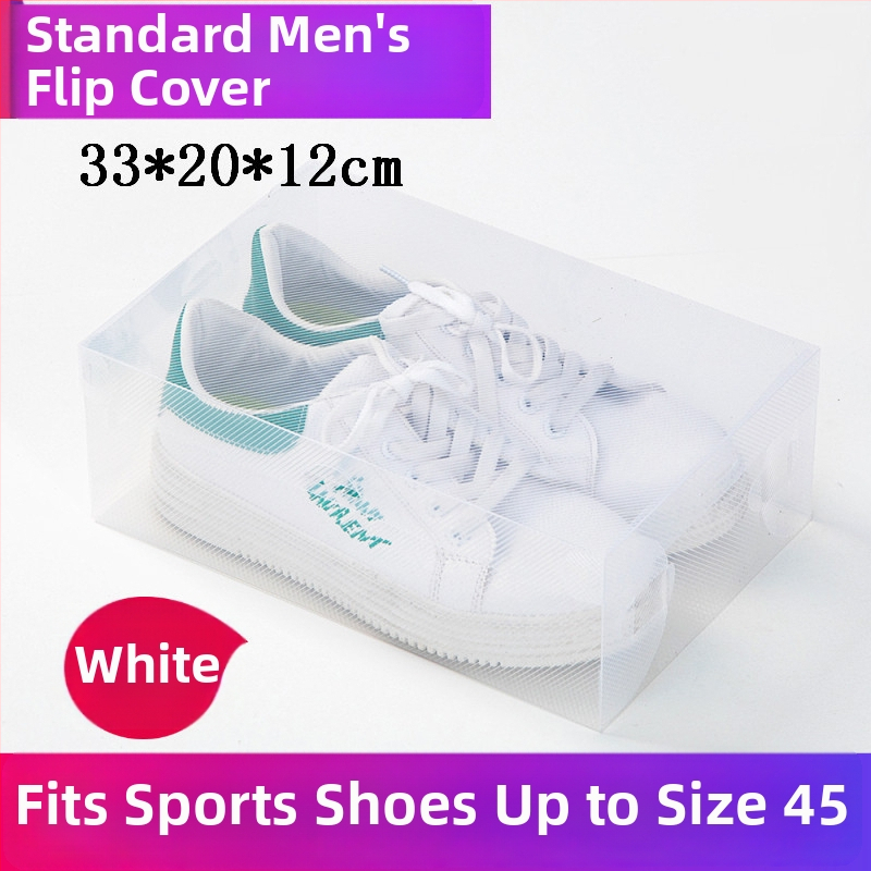 Prozirna kutija za cipele s ladicom, plastična od PP, 18 L kapaciteta, s poklopcem