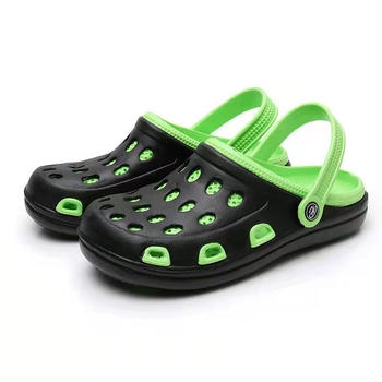 Sandale bărbați perforate cu talpă EVA și partea superioară EVA, închidere cu cataramă, stil lejer