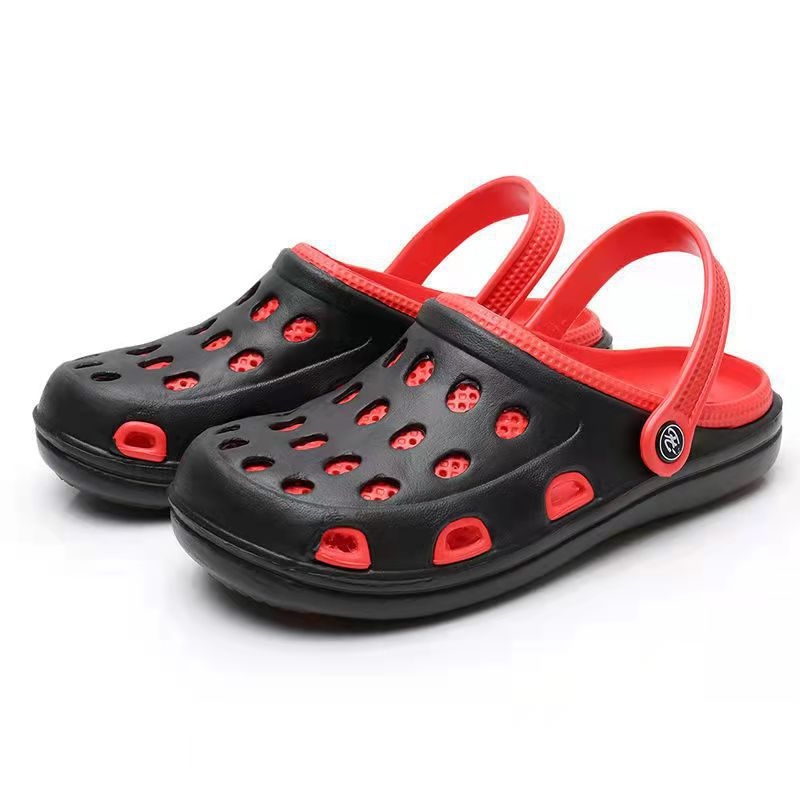 Sandale bărbați perforate cu talpă EVA și partea superioară EVA, închidere cu cataramă, stil lejer