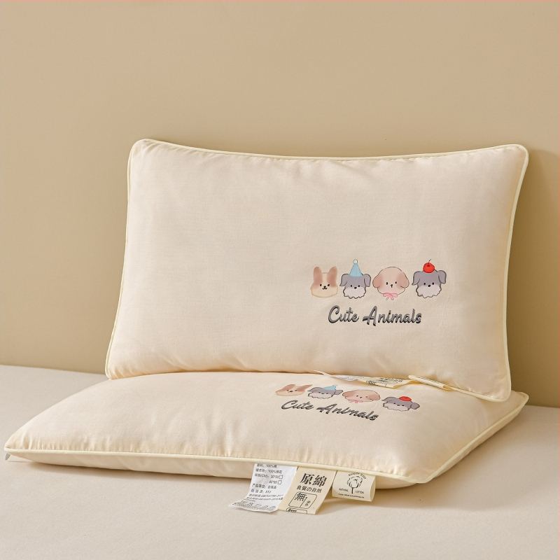 Παιδικό μαξιλάρι από 100% βαμβάκι, ορθογώνιο σχήμα, γέμισμα και πυρήνας από βαμβάκι, πλενόμενο, για παιδιά κάτω των 6 ετών