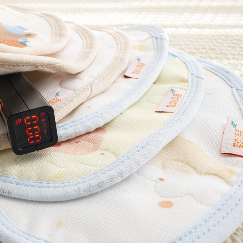 Jastučić za novorođenčad i podloga za slinu — dizajn Cartoon Cloud, 12-slojna pamučna gazasta tkanina, mekana i vrlo upijajuća