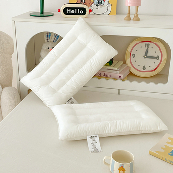 Μειωμένου προφίλ μαξιλάρι από βαμβάκι με γέμισμα ινών πρωτεΐνης σόγιας, ορθογώνιο για ενήλικες, 0.55-1.0 kg